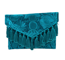 Cargar imagen en el visor de la galería, Carteras bordadas bicolor