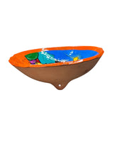 Cargar imagen en el visor de la galería, Frutero de Barro de historia 24 cm