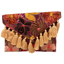 Cargar imagen en el visor de la galería, Carteras bordadas bicolor