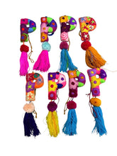 Cargar imagen en el visor de la galería, Pompones Letras bordadas