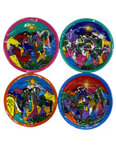 Cargar imagen en el visor de la galería, Plato de barro de historia 17 cm