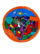 Cargar imagen en el visor de la galería, Frutero de Barro de historia 24 cm