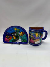 Cargar imagen en el visor de la galería, Taza media luna con plato