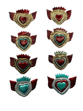 Cargar imagen en el visor de la galería, Corazones en repujado