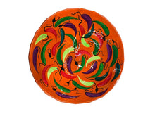 Cargar imagen en el visor de la galería, Frutero de chiles surtidos 24 cm