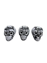 Cargar imagen en el visor de la galería, Calaveras mate negro, blanco