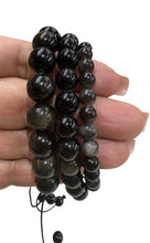 Cargar imagen en el visor de la galería, Pulsera de bola en obsidiana