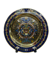 Cargar imagen en el visor de la galería, Calendario Azteca fotograbado en latón 14 cm.
