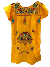 Cargar imagen en el visor de la galería, Vestidos Tehuacán Popelina damas