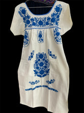 Cargar imagen en el visor de la galería, Vestido Tehuacán Manta damas