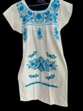 Cargar imagen en el visor de la galería, Vestido Tehuacán Manta damas