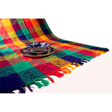 Cargar imagen en el visor de la galería, Mantel con cuadros multicolor