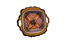 Cargar imagen en el visor de la galería, Charola Arrocera de Talavera multicolor