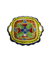 Cargar imagen en el visor de la galería, Charola Arrocera de Talavera multicolor
