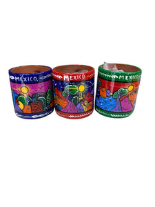 Taza estándar de barro de historia para café