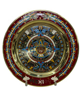 Cargar imagen en el visor de la galería, Calendario Azteca fotograbado en latón 20 cm.
