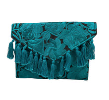 Cargar imagen en el visor de la galería, Carteras bordadas bicolor
