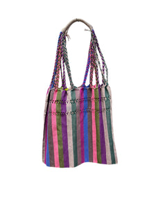 Bolsa de rayas grande