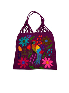 Bolsas de telar bordadas