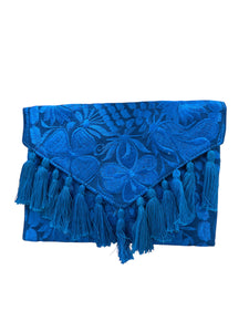Carteras bordadas bicolor