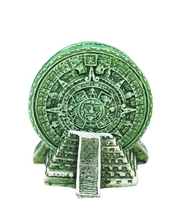 Porta vasos calendario azteca