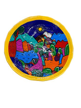 Cargar imagen en el visor de la galería, Frutero de Barro de historia 24cm
