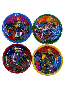 Plato de barro de historia 17 cm