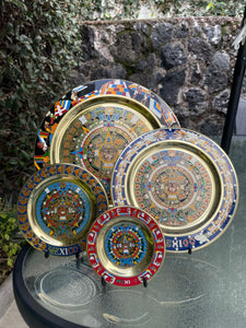 Calendarios Aztecas Fotograbados en latón