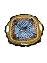 Cargar imagen en el visor de la galería, Charola Arrocera de Talavera multicolor
