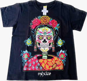 Playera Frida calaveras