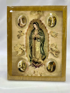 Virgen de Guadalupe con base
