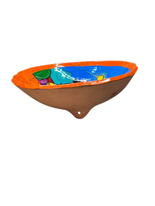 Frutero de Barro de historia 24cm