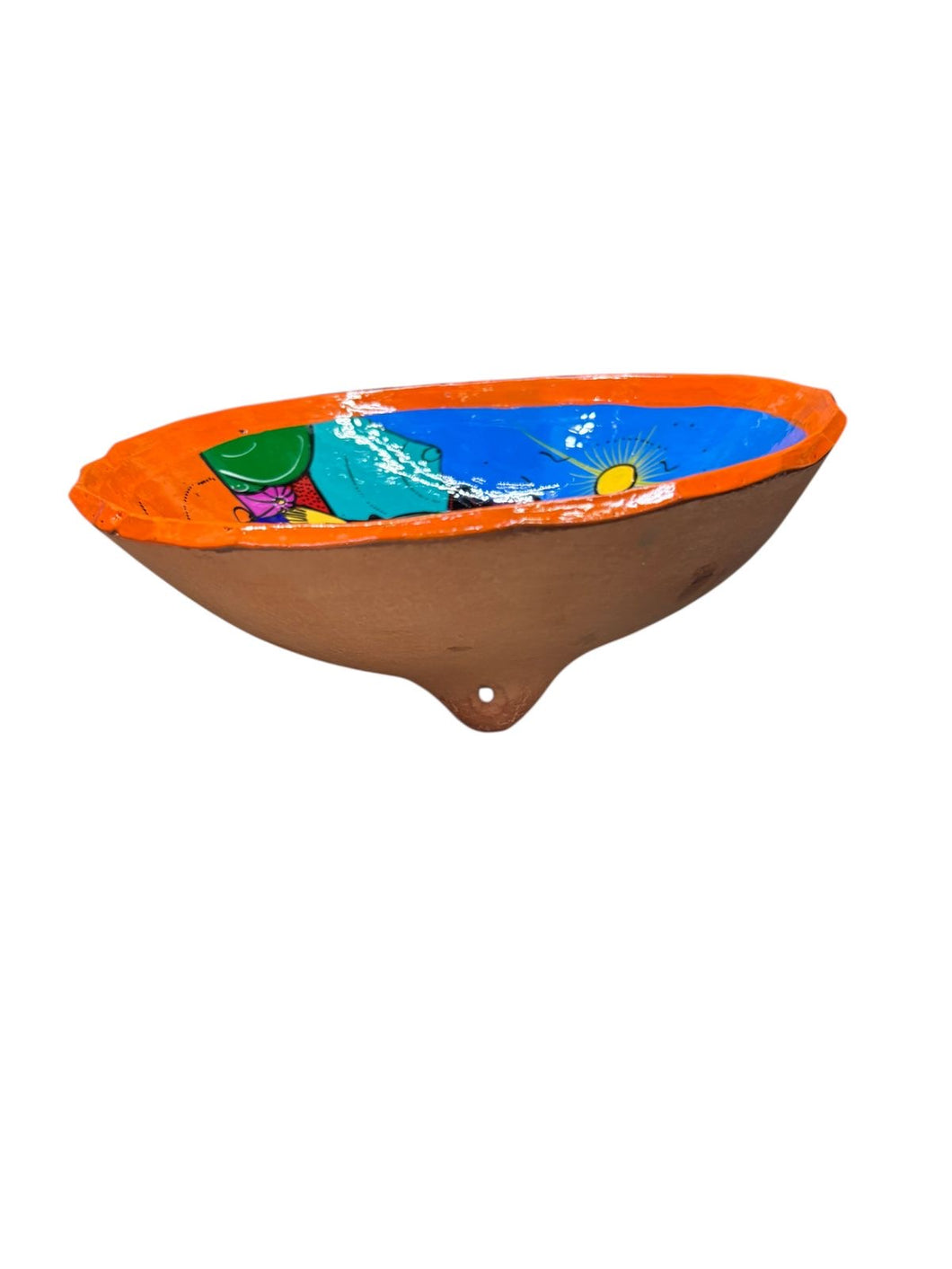 Frutero de Barro de historia 24cm