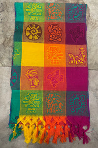 Mantel con cuadros multicolor