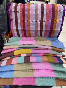 Bolsa de rayas grande