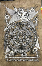 Cargar imagen en el visor de la galería, Amate de calendario azteca
