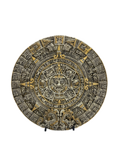 Cargar imagen en el visor de la galería, Calendario Rústico en Malaquita color blanco con dorado

