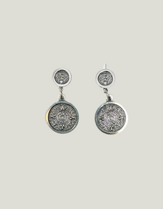 Aretes Calendario Azteca grande