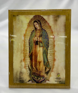 Virgen de Guadalupe con base
