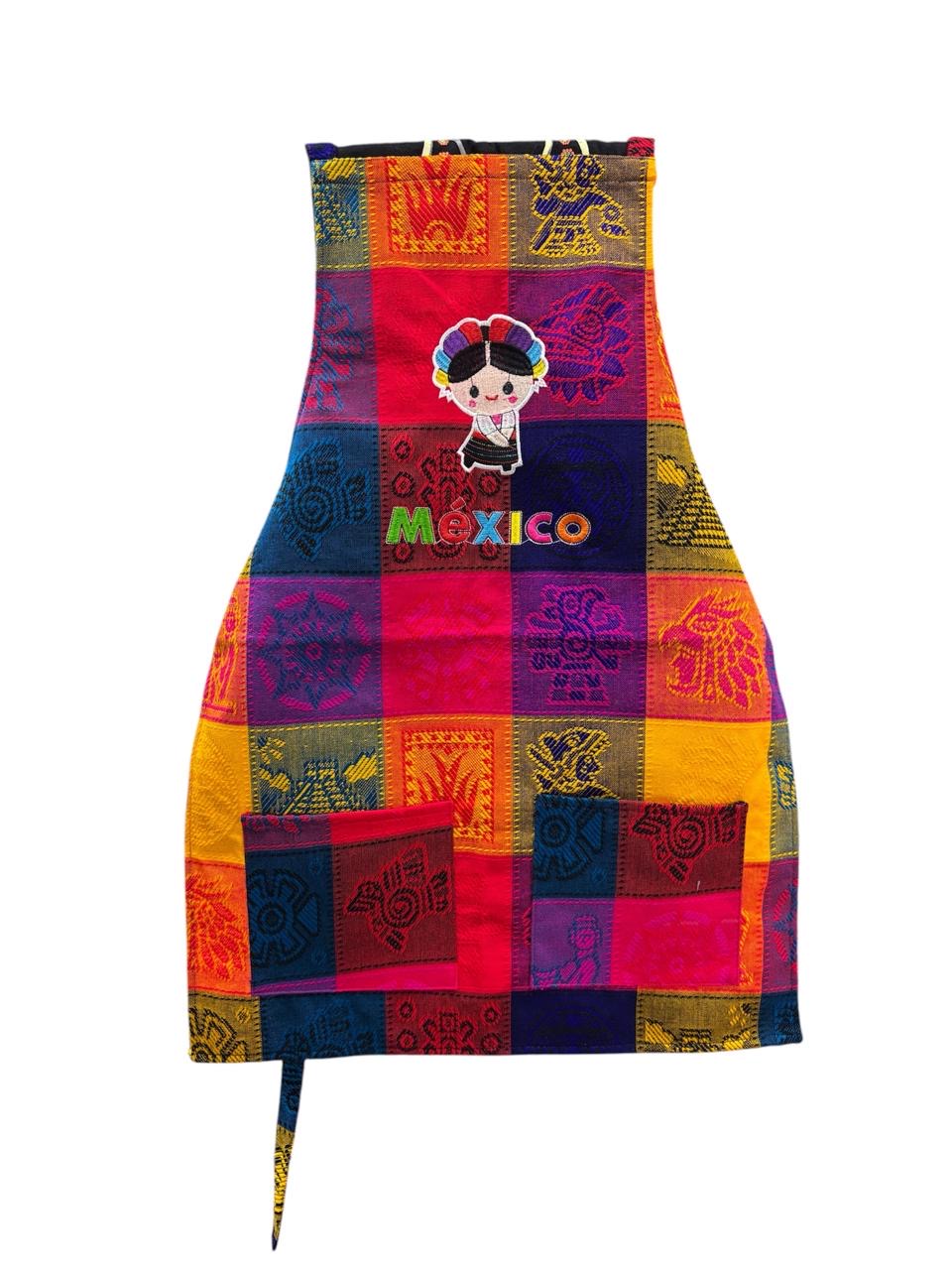 Delantal Bordado Muñeca Lele