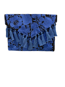 Carteras bordadas bicolor