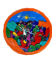 Frutero de Barro de historia 24cm