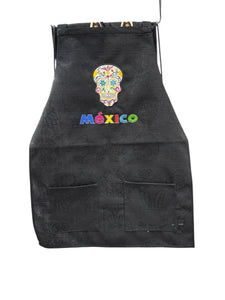 Delantal Bordado Calavera