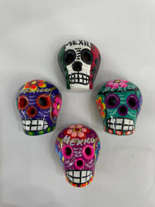 Set de 4 Imanes de calavera