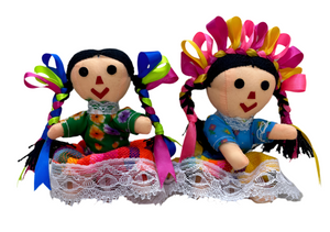 Muñeca Maria # 0, diadema y trenzas