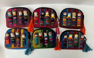 Monedero rectangular con muñecos atrapa sueños