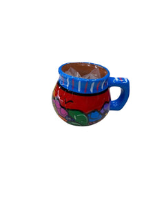 Jarrito mezcalero de barro de historia