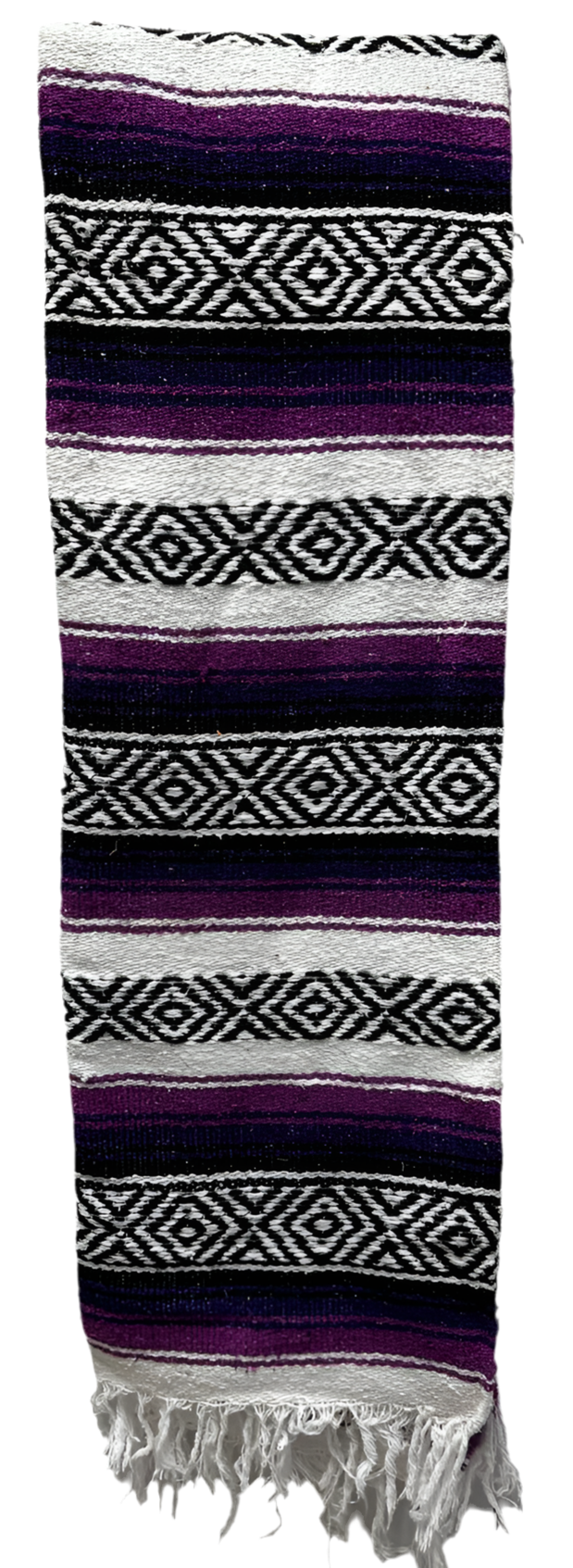Cobija rayas morado