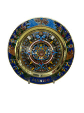 Cargar imagen en el visor de la galería, Calendario Azteca fotograbado en latón 20 cm.
