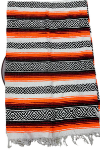 Cobija rayas naranja